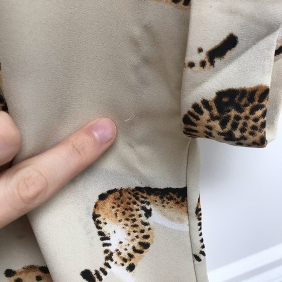 CLOSING SALE Edge Cheetah Blouse - Picture 5 of 5